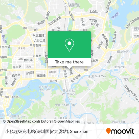 小鹏超级充电站(深圳国贸大厦站) map