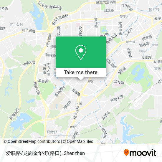 爱联路/龙岗金华街(路口) map