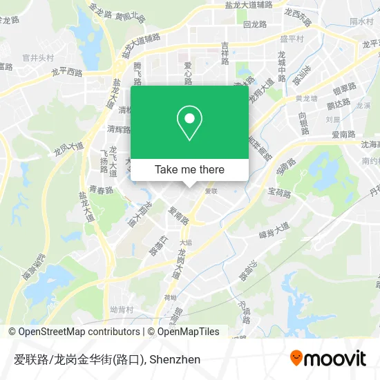 爱联路/龙岗金华街(路口) map