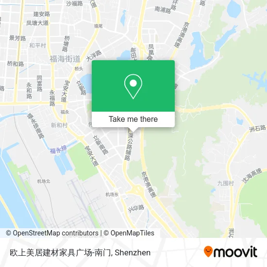 欧上美居建材家具广场-南门 map