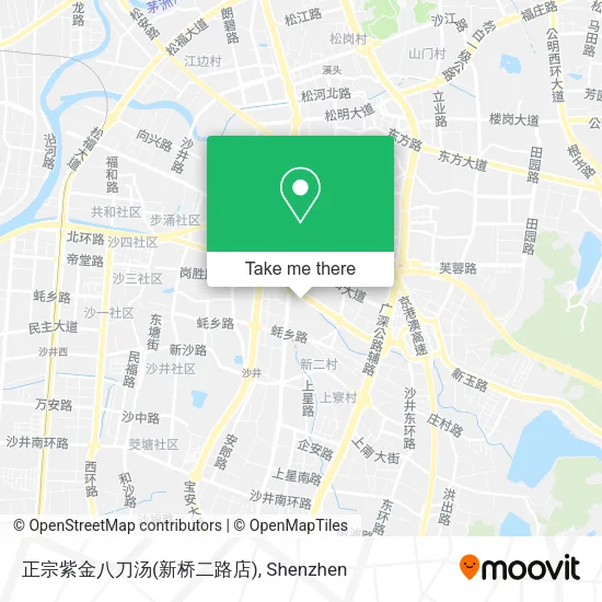 正宗紫金八刀汤(新桥二路店) map