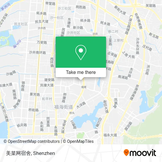 美菜网宿舍 map