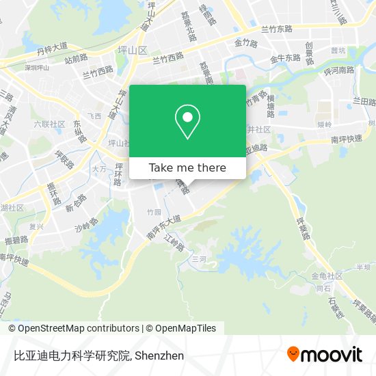 比亚迪电力科学研究院 map