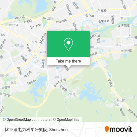 比亚迪电力科学研究院 map