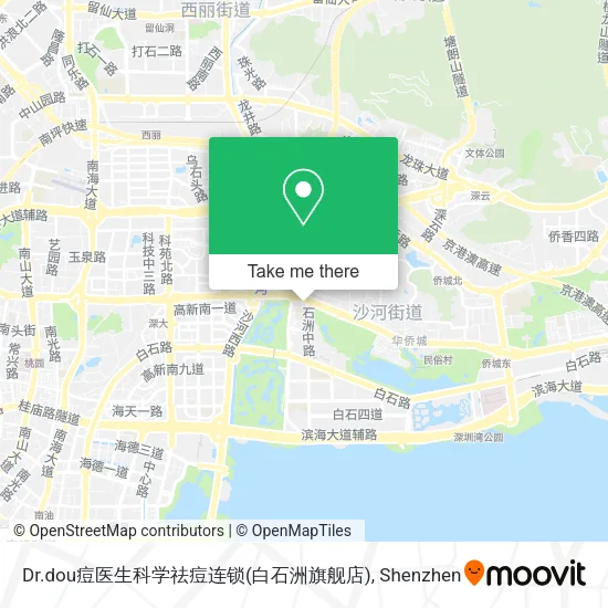 Dr.dou痘医生科学祛痘连锁(白石洲旗舰店) map