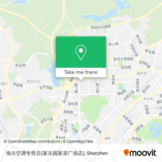 海尔空调专营店(家乐园家居广场店) map