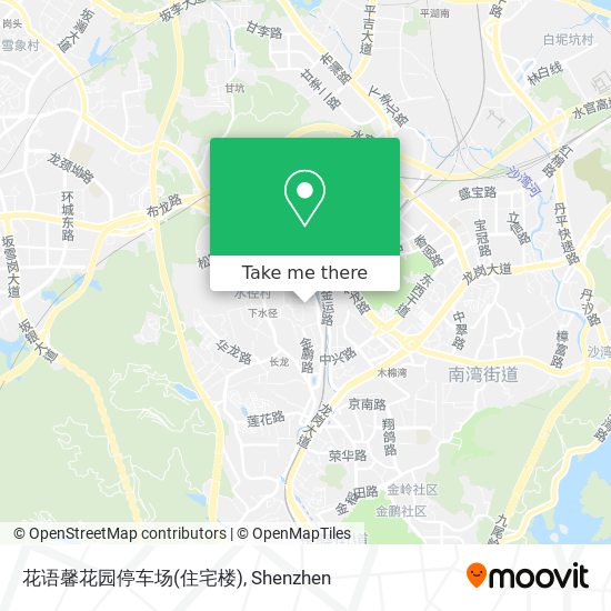 花语馨花园停车场(住宅楼) map