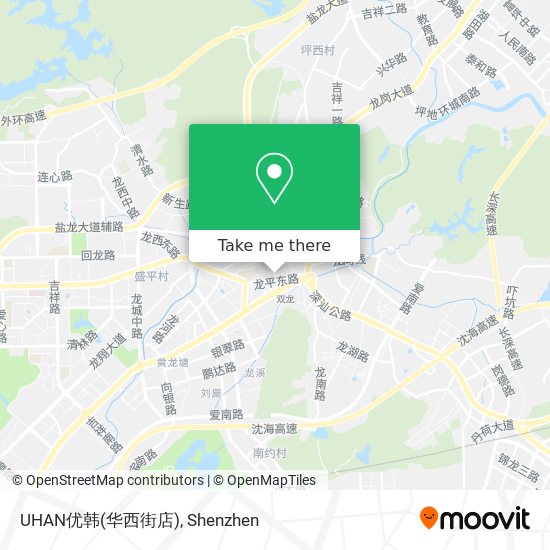 UHAN优韩(华西街店) map