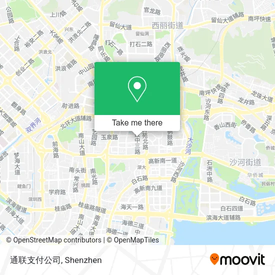 通联支付公司 map