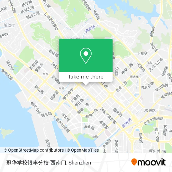 冠华学校银丰分校-西南门 map