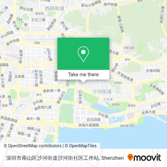 深圳市南山区沙河街道沙河街社区工作站 map