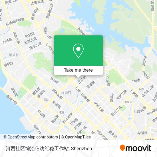 河西社区综治信访维稳工作站 map