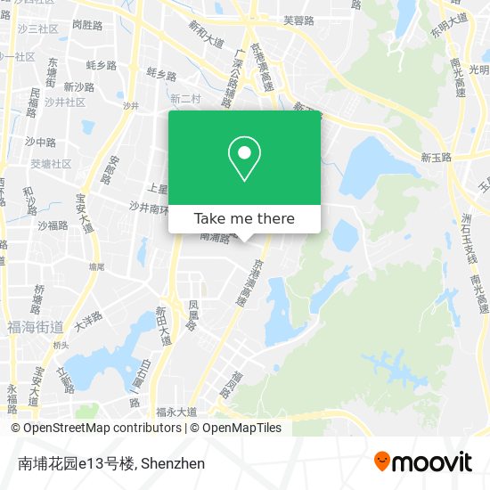 南埔花园e13号楼 map