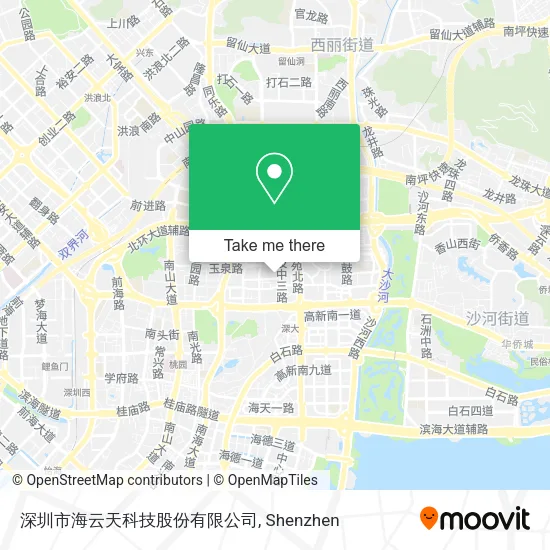深圳市海云天科技股份有限公司 map