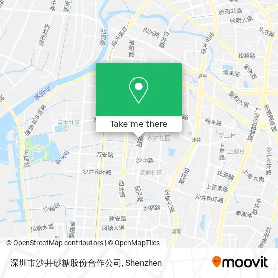 深圳市沙井砂糖股份合作公司 map
