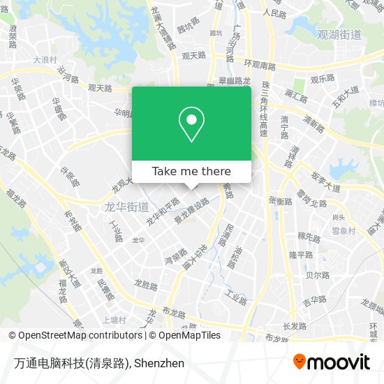 万通电脑科技(清泉路) map