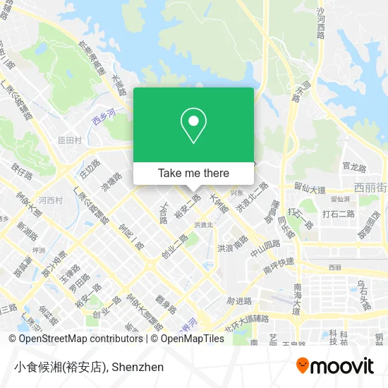 小食候湘(裕安店) map