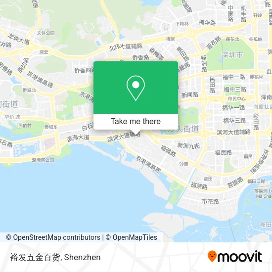 裕发五金百货 map