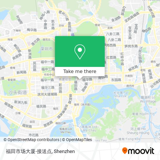 福田市场大厦-接送点 map