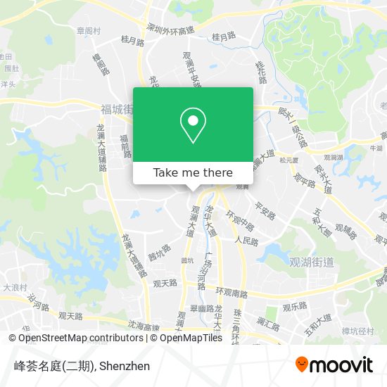 峰荟名庭(二期) map