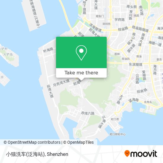 小猫洗车(泛海站) map