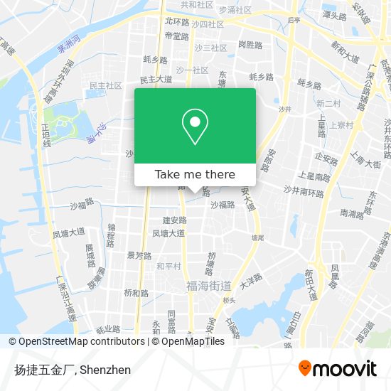 扬捷五金厂 map