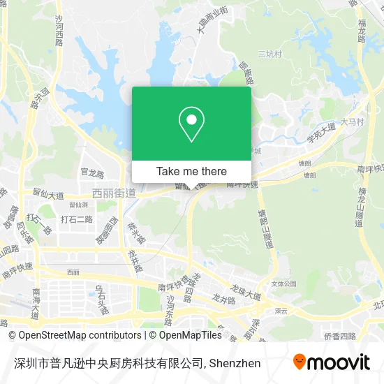 深圳市普凡逊中央厨房科技有限公司 map