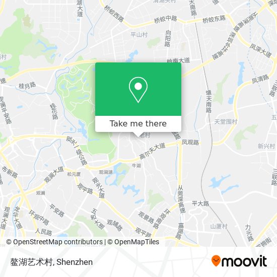 鳌湖艺术村 map