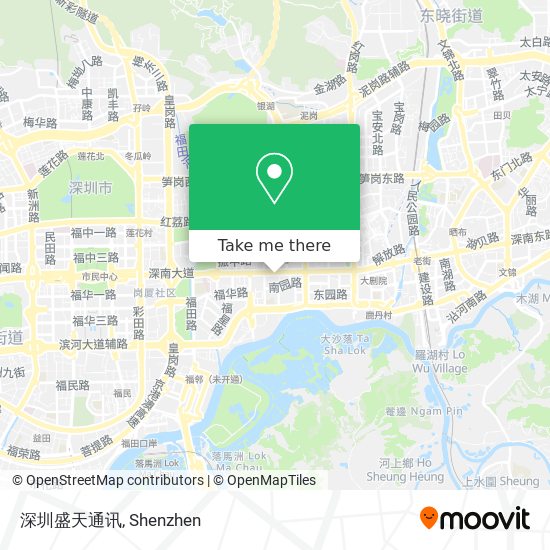 深圳盛天通讯 map