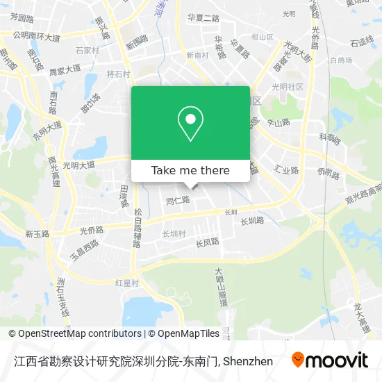 江西省勘察设计研究院深圳分院-东南门 map