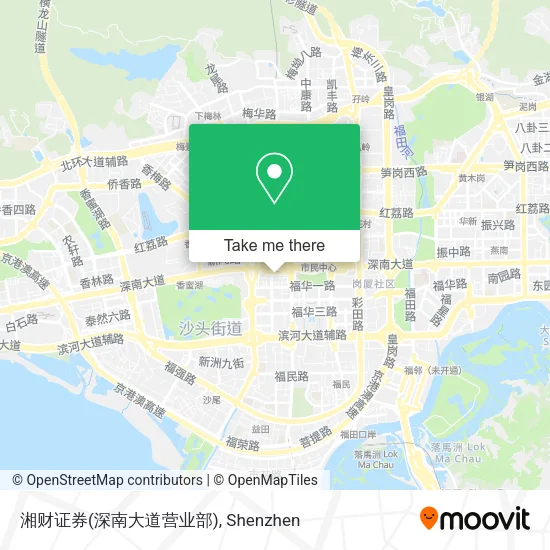 湘财证券(深南大道营业部) map
