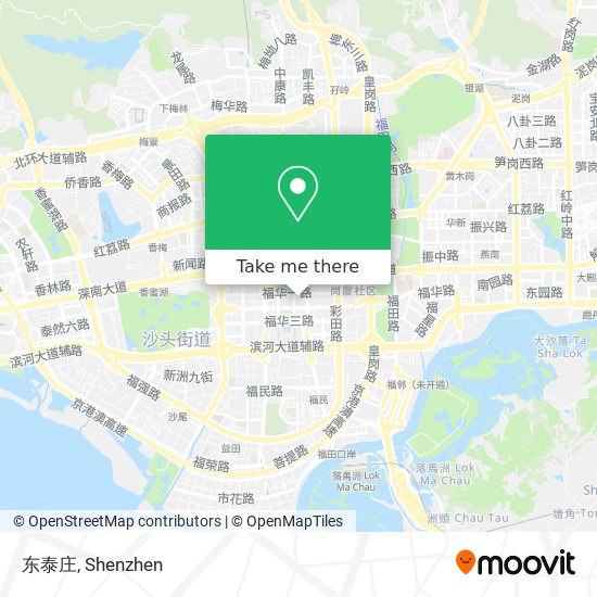 东泰庄 map