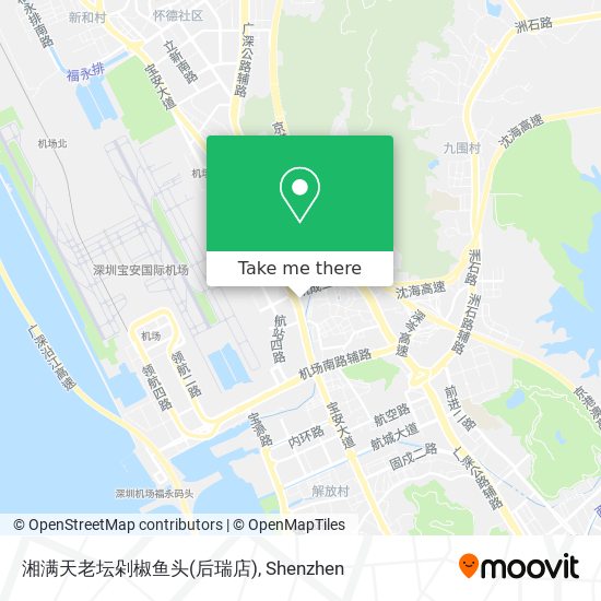 湘满天老坛剁椒鱼头(后瑞店) map