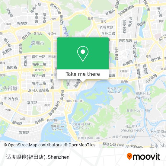 适度眼镜(福田店) map