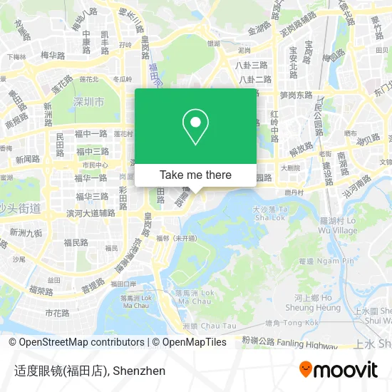 适度眼镜(福田店) map