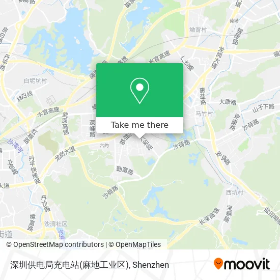 深圳供电局充电站(麻地工业区) map