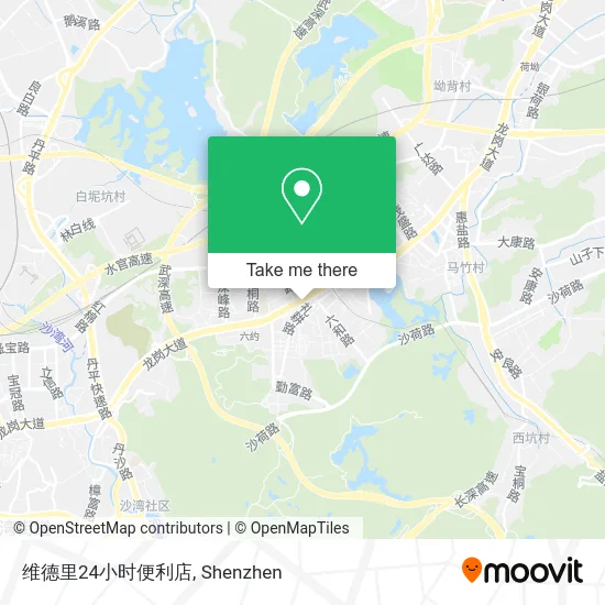 维德里24小时便利店 map