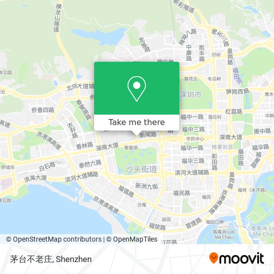 茅台不老庄 map