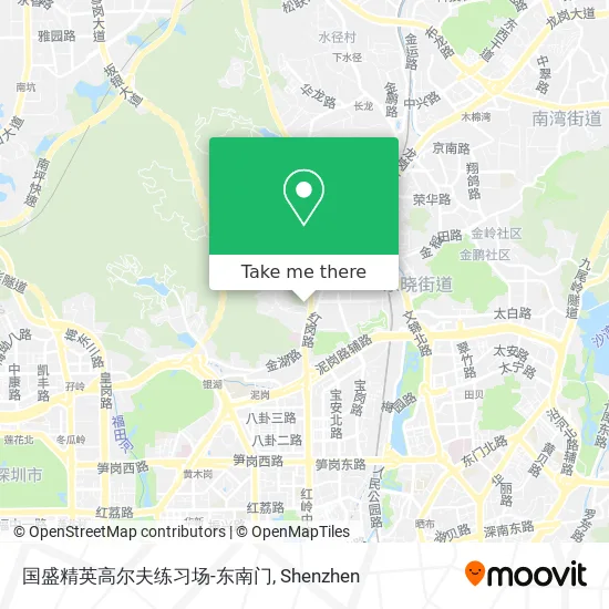 国盛精英高尔夫练习场-东南门 map