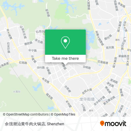 余强潮汕黄牛肉火锅店 map