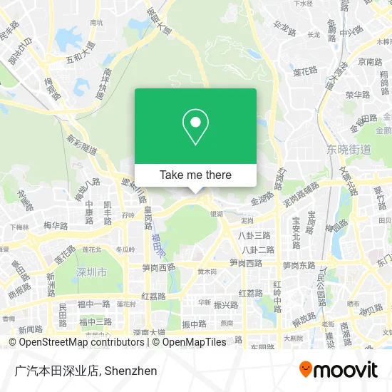 广汽本田深业店 map