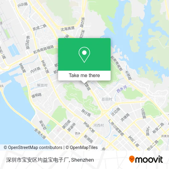 深圳市宝安区均益宝电子厂 map