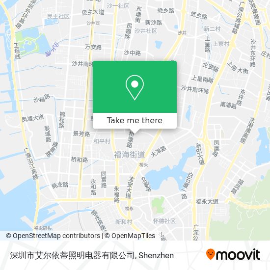 深圳市艾尔依蒂照明电器有限公司 map