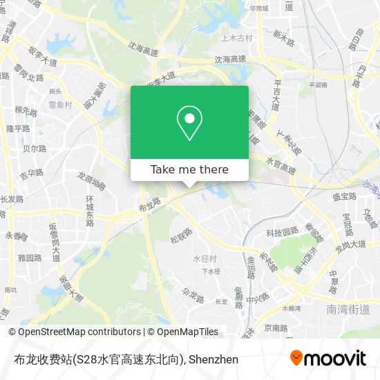 布龙收费站(S28水官高速东北向) map