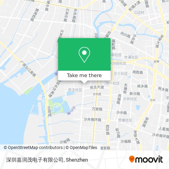 深圳嘉润茂电子有限公司 map