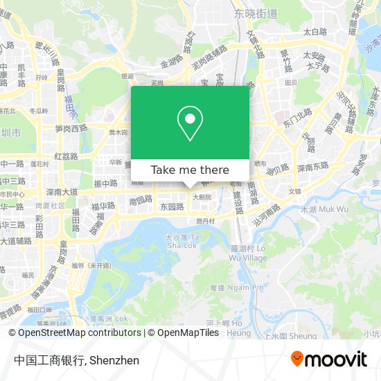 中国工商银行 map