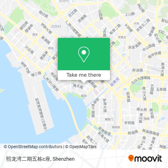 熙龙湾二期五栋c座 map