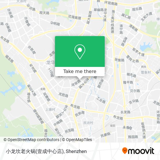 小龙坎老火锅(壹成中心店) map