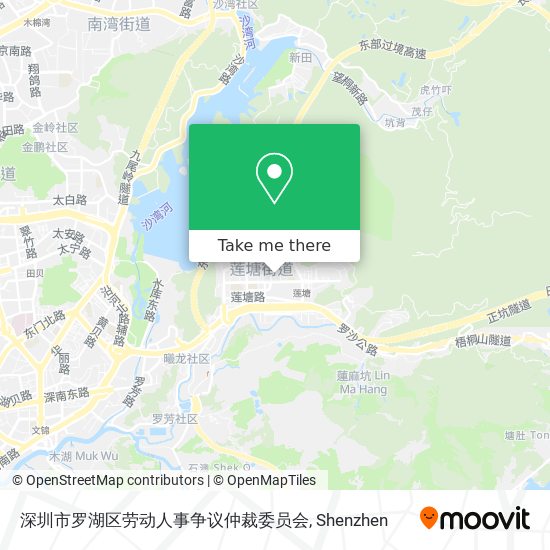 深圳市罗湖区劳动人事争议仲裁委员会 map