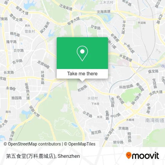 第五食堂(万科麓城店) map